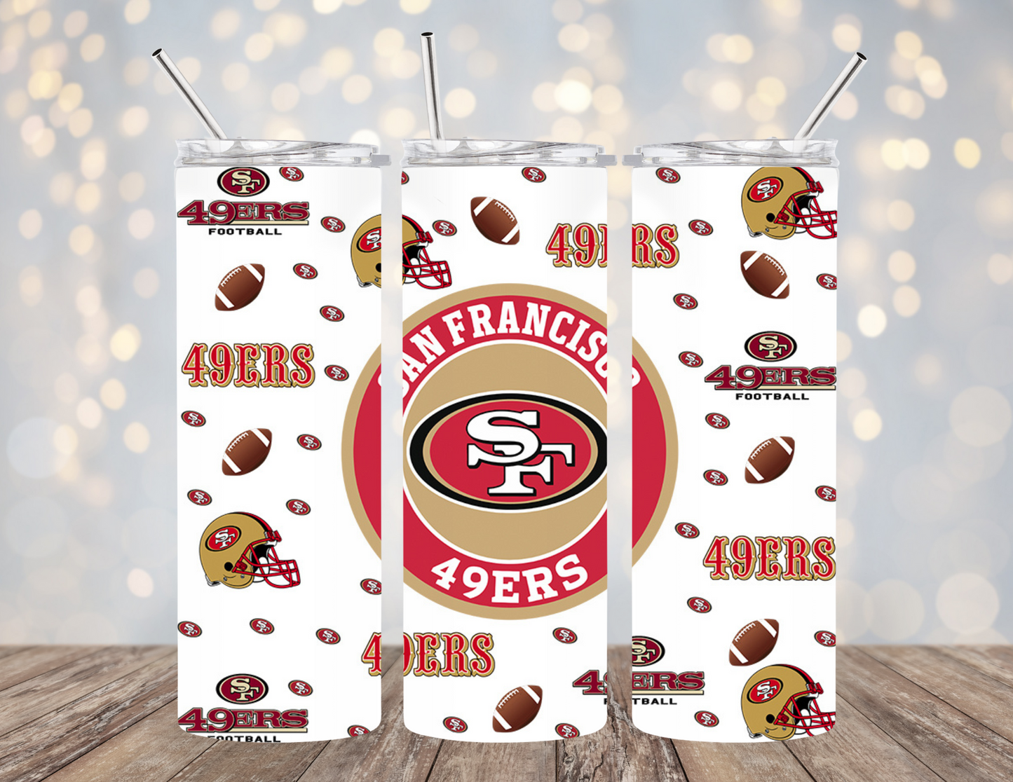 UVDTF 20 oz Cup Football 2167