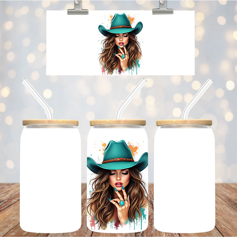 4" Decal Uvdtf Wrap Western D103