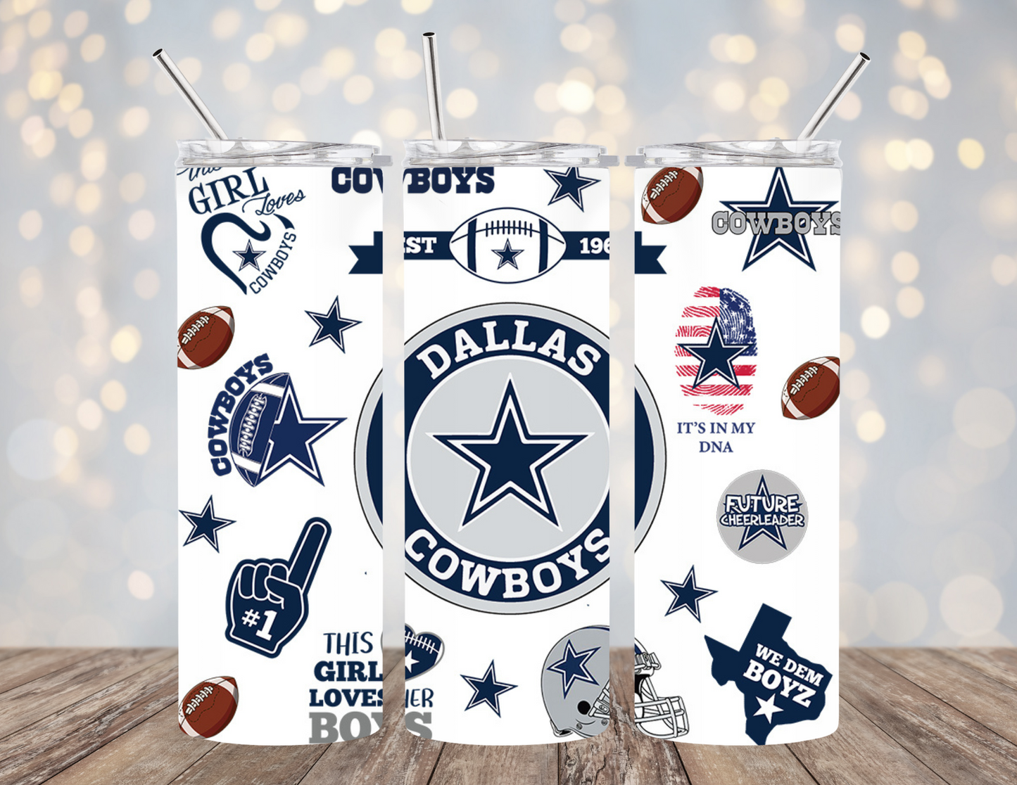 UVDTF 20 oz Cup Football 2165