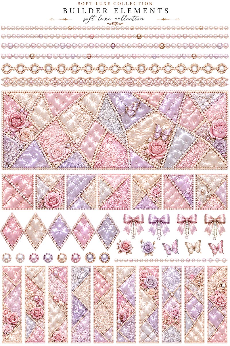 Luxe Butterfly Collection | UVDTF 9.5 x14 Element Sheets