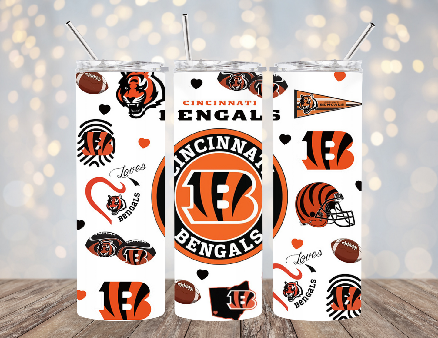 UVDTF 20 oz Cup Football 2169