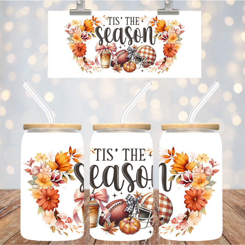 16 oz Uv Dtf Cup Wrap Tis the Season 1156