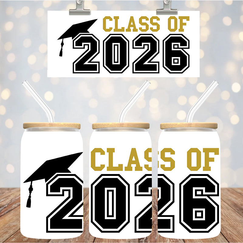 16 oz Uv Dtf Cup Wrap Class of 2026 1191