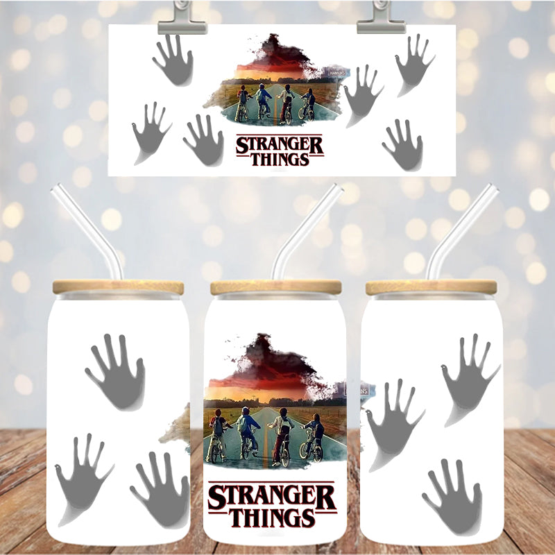 16 oz UvDtf Cup Wrap Stranger 1409
