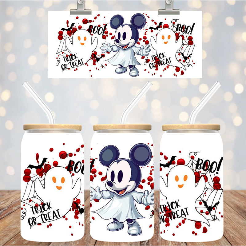 16 oz Uv Dtf Cup Wrap I love Halloween 1164