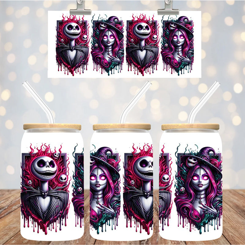 16 oz Uv Dtf Cup Wrap Jack Nightmare 1179