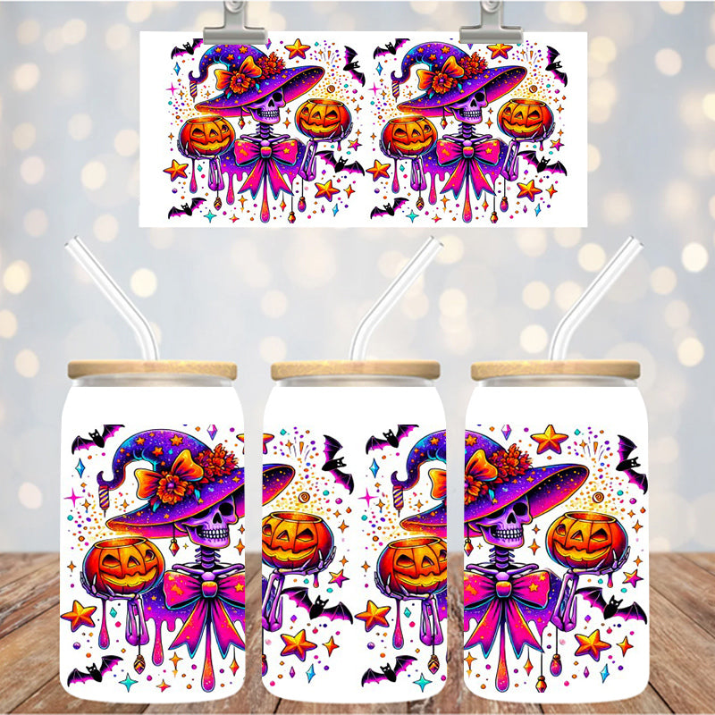 16 oz Uv Dtf Cup Wrap Halloween 1157