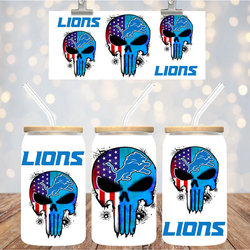 16 oz Uv Dtf Cup Wrap Football 1295