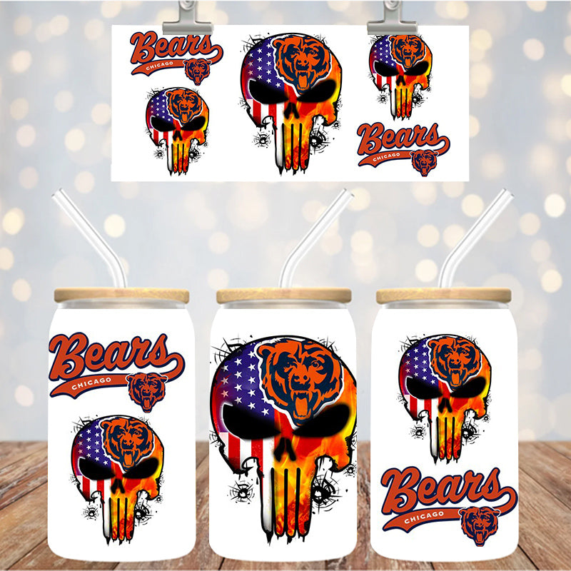 16 oz Uv Dtf Cup Wrap Football 1292