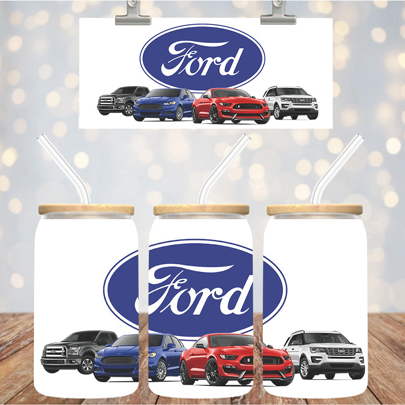 16 oz Uv Dtf Cup Wrap Ford 1222