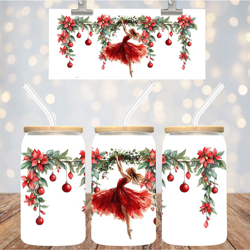 16 oz Uv Dtf Cup Wrap Ballerina 103