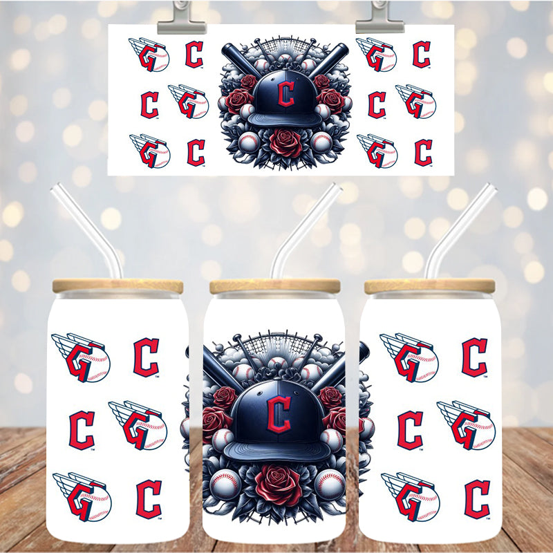 16 oz Uv Dtf Cup Wrap Baseball 958