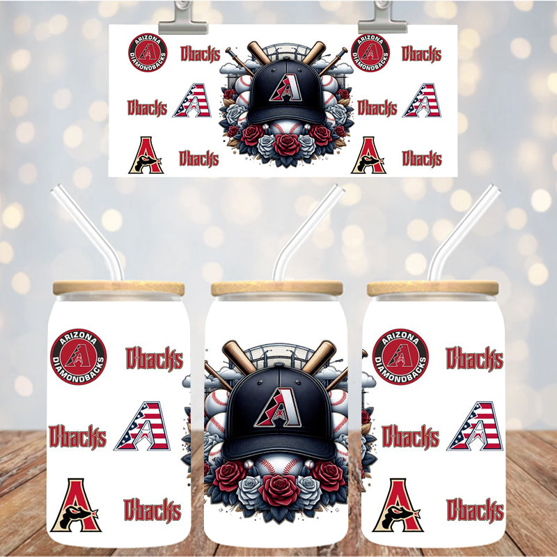 16 oz Uv Dtf Cup Wrap Baseball 983