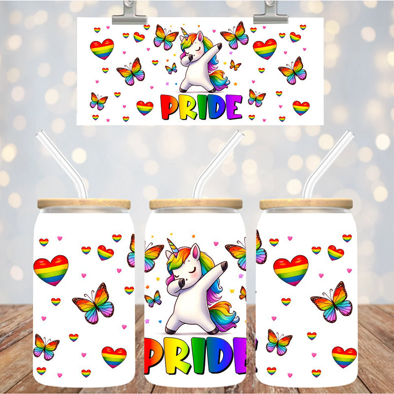 16 oz Uv Dtf Cup Wrap Pride 8