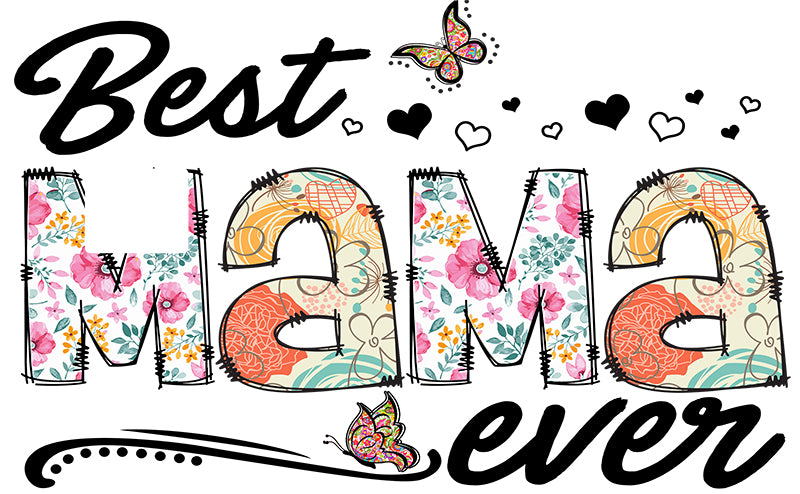 UVDTF Credit Card Skin Best Mama Ever 5008