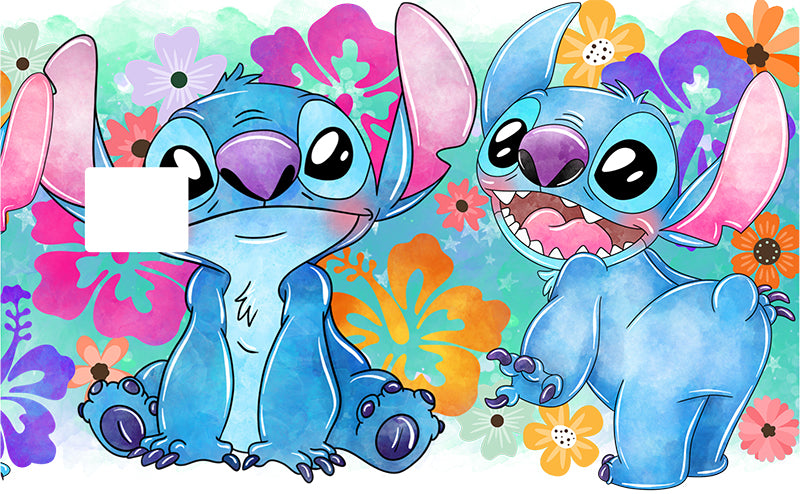 UVDTF Credit Card Skin Blue Monster 5052