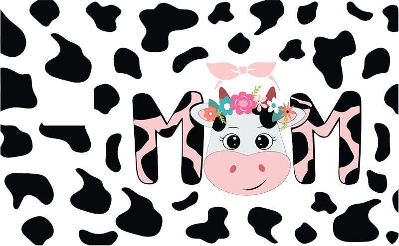 UVDTF Credit Card Skin Mom Cow Design 5026