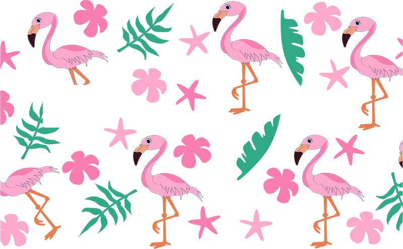 UVDTF Credit Card Skin Pink Flamingos 5021