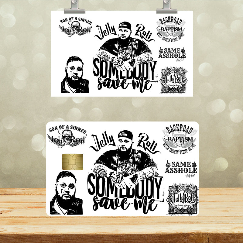 UVDTF Credit Card Skin Somebody Save me 5067