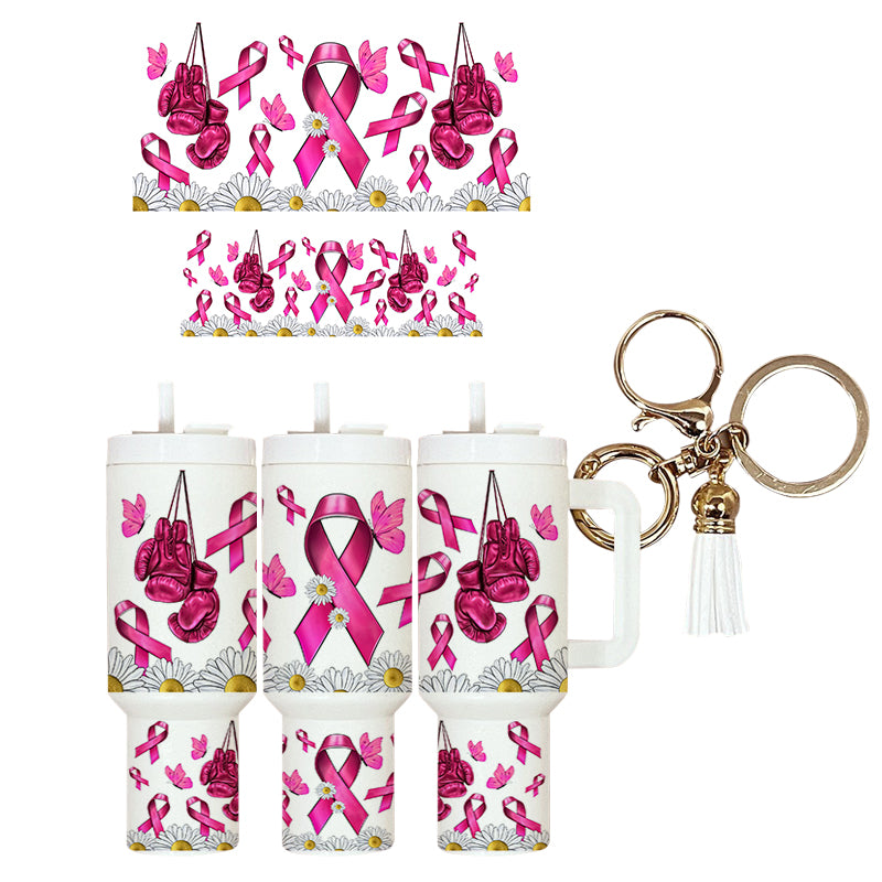UVDTF Mini Tumbler Wrap Fight Cancer 4180
