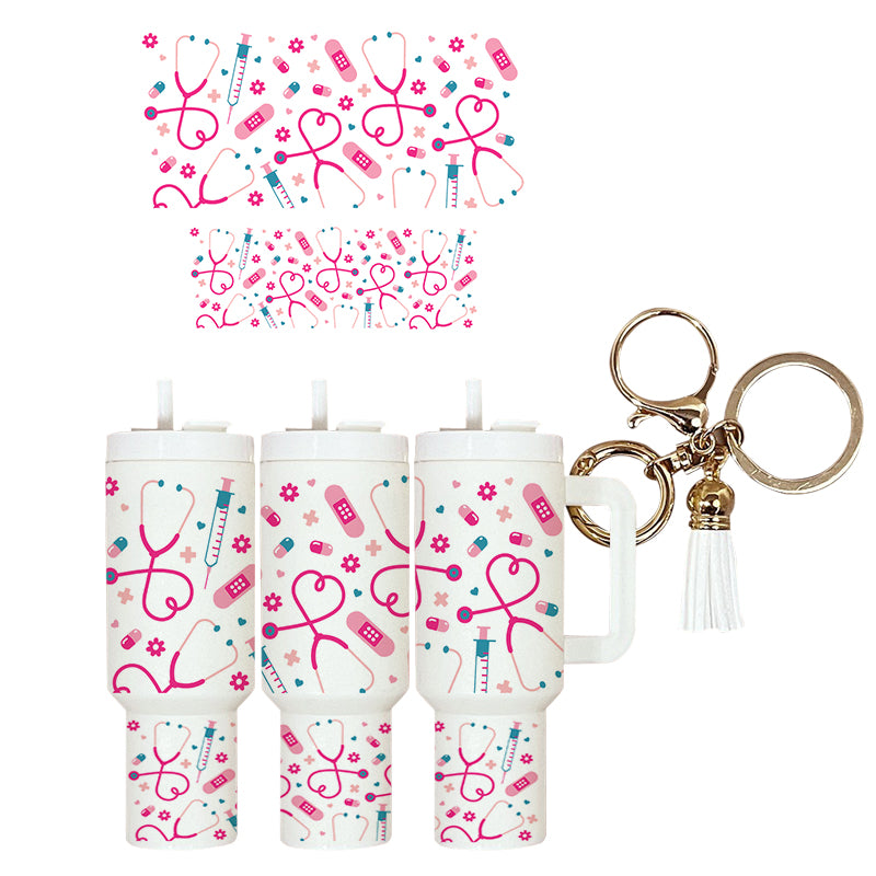 UVDTF Mini Tumbler Wrap Cute Nursing 4167