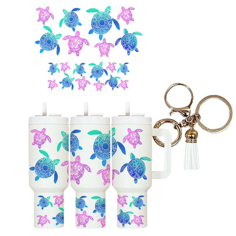 UVDTF Mini Tumbler Wrap Sea Turtles 4068