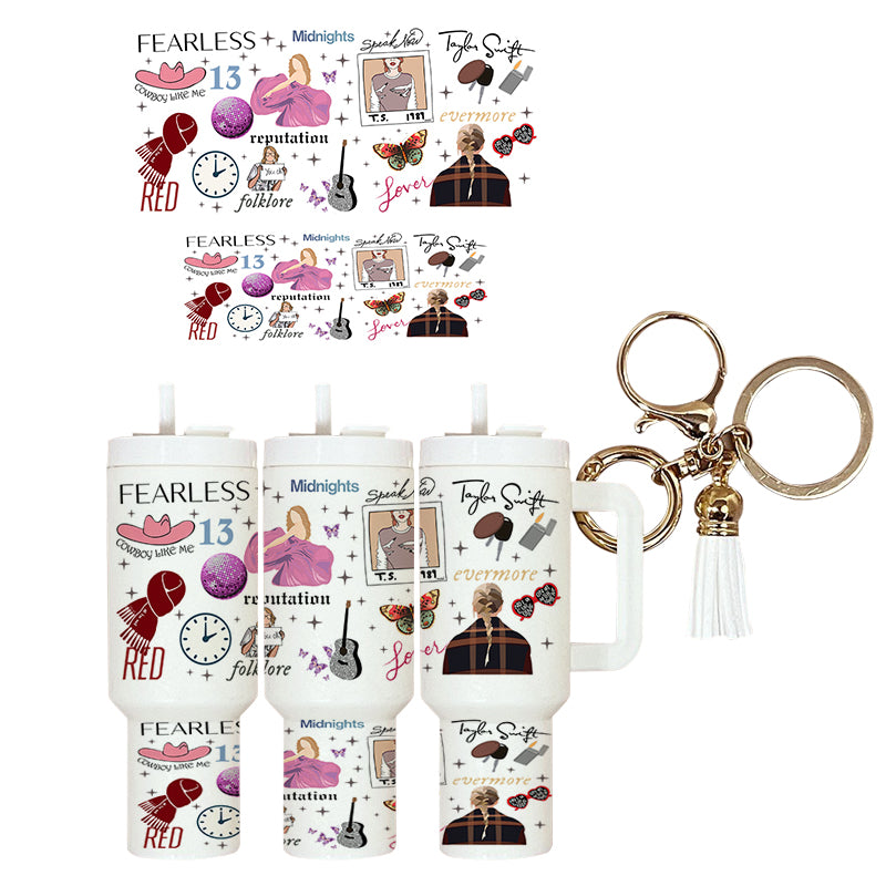 UVDTF Mini Tumbler Wrap TS Fearless 4036