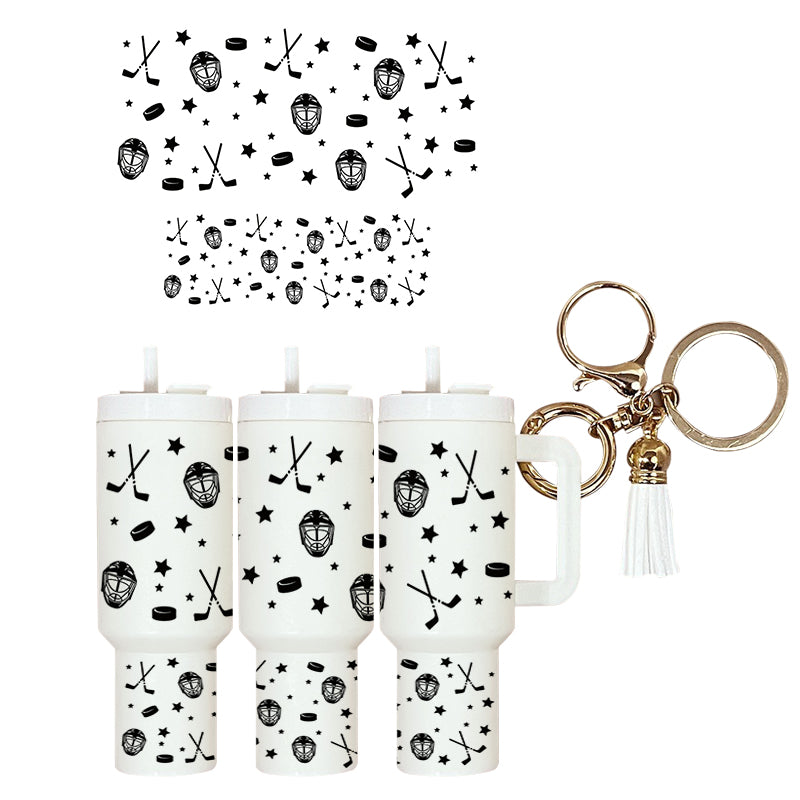 UVDTF Mini Tumbler Wrap Hockey 4104