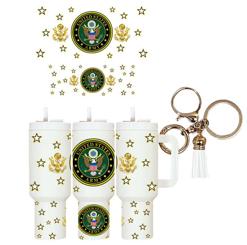 UVDTF Mini Tumbler Wrap Army 4229