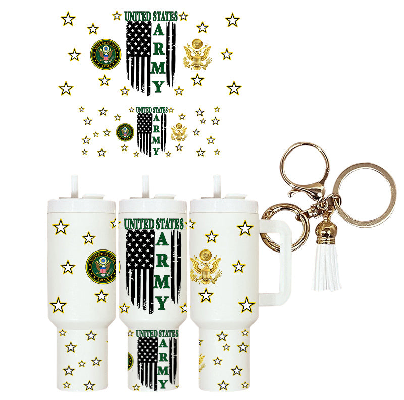 UVDTF Mini Tumbler Wrap Army 4231