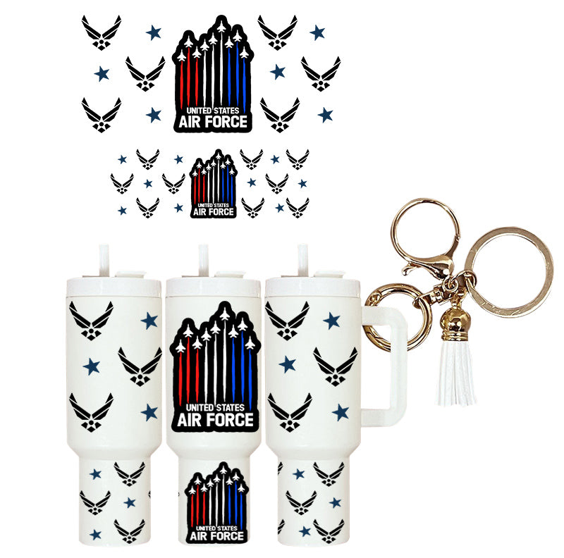 UVDTF Mini Tumbler Wrap Air Force 4232
