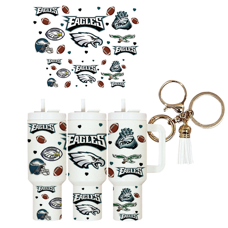 UVDTF Mini Tumbler Wrap Football 4026