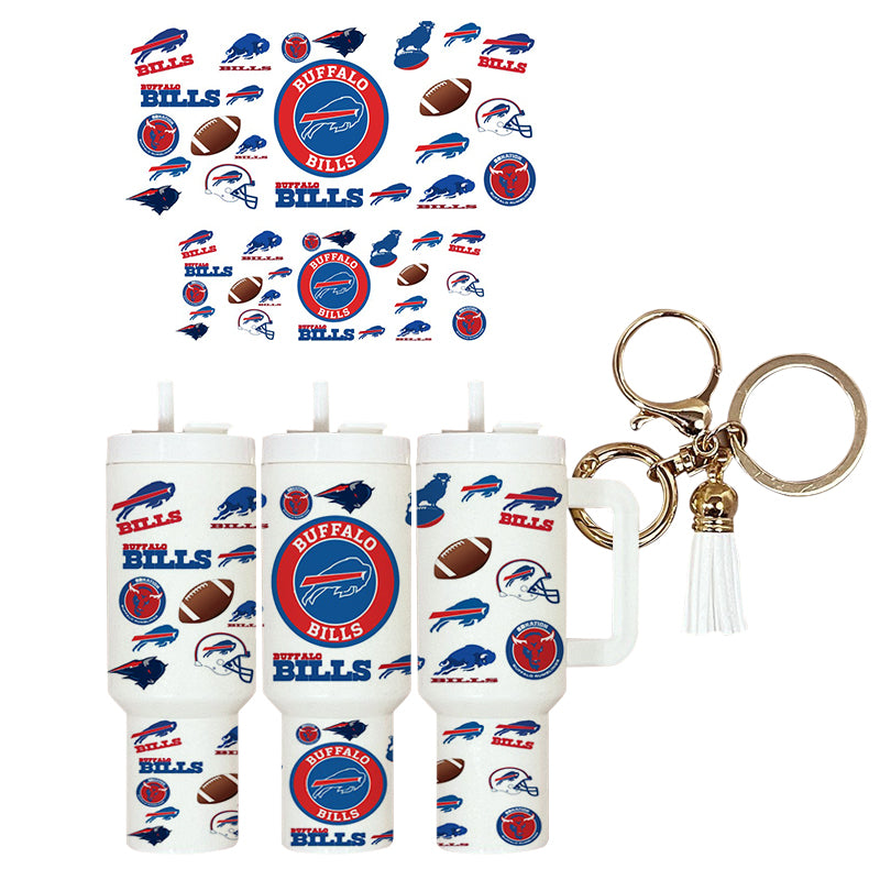 UVDTF Mini Tumbler Wrap Football 4086