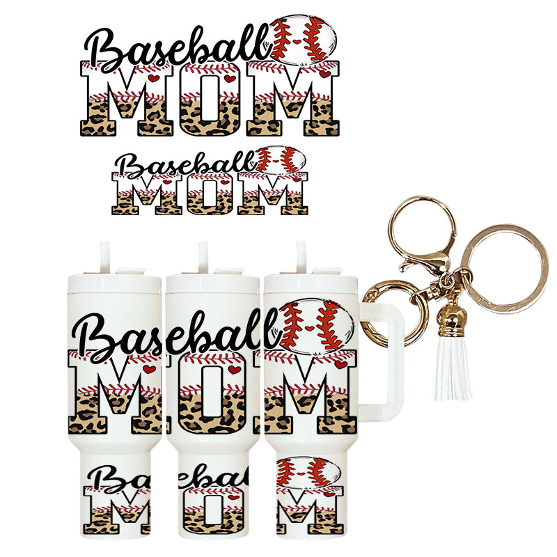UVDTF Mini Tumbler Wrap Baseball Mom 4138