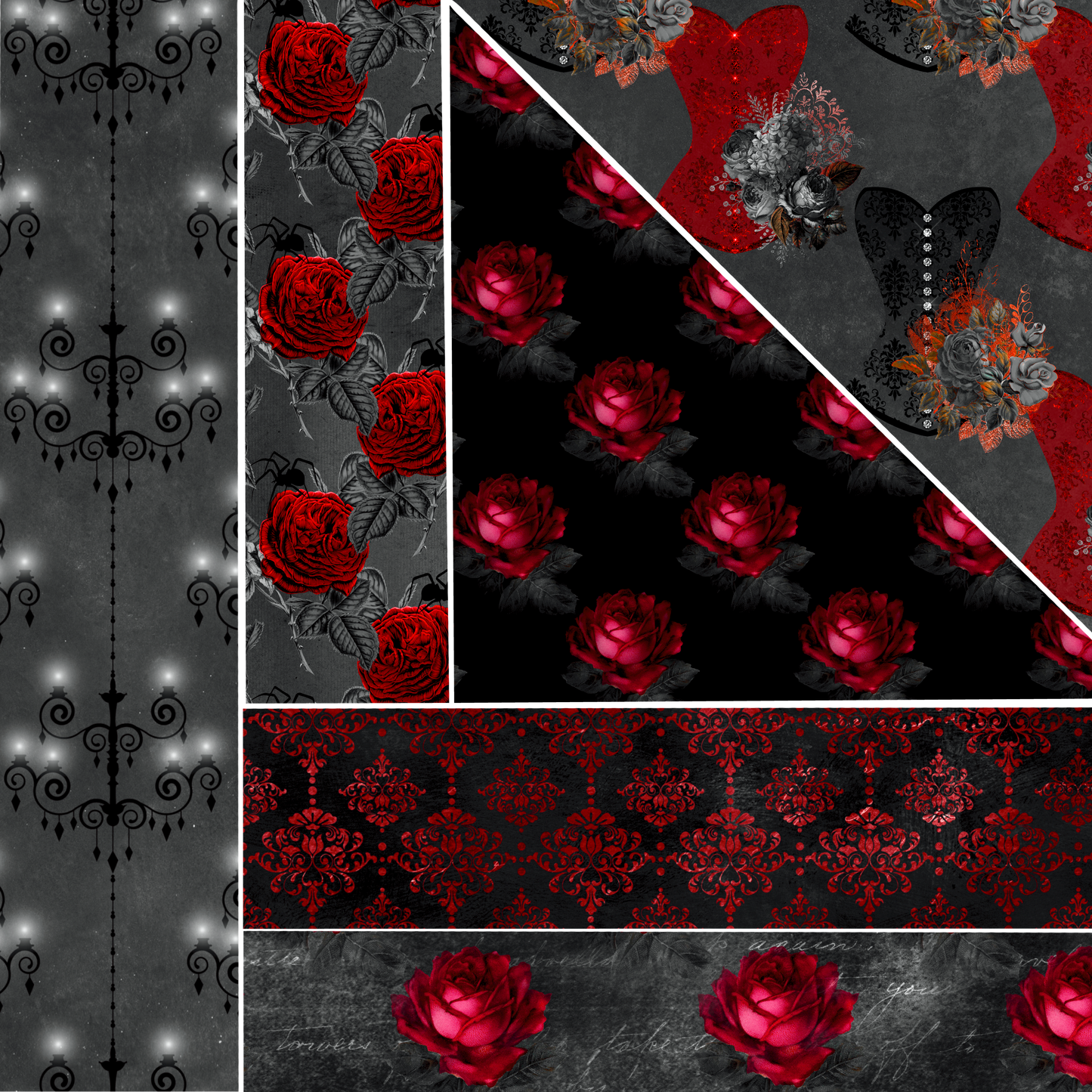UVDTF 9.5 x 8.5 Element Sheet Dark Romance2 6042