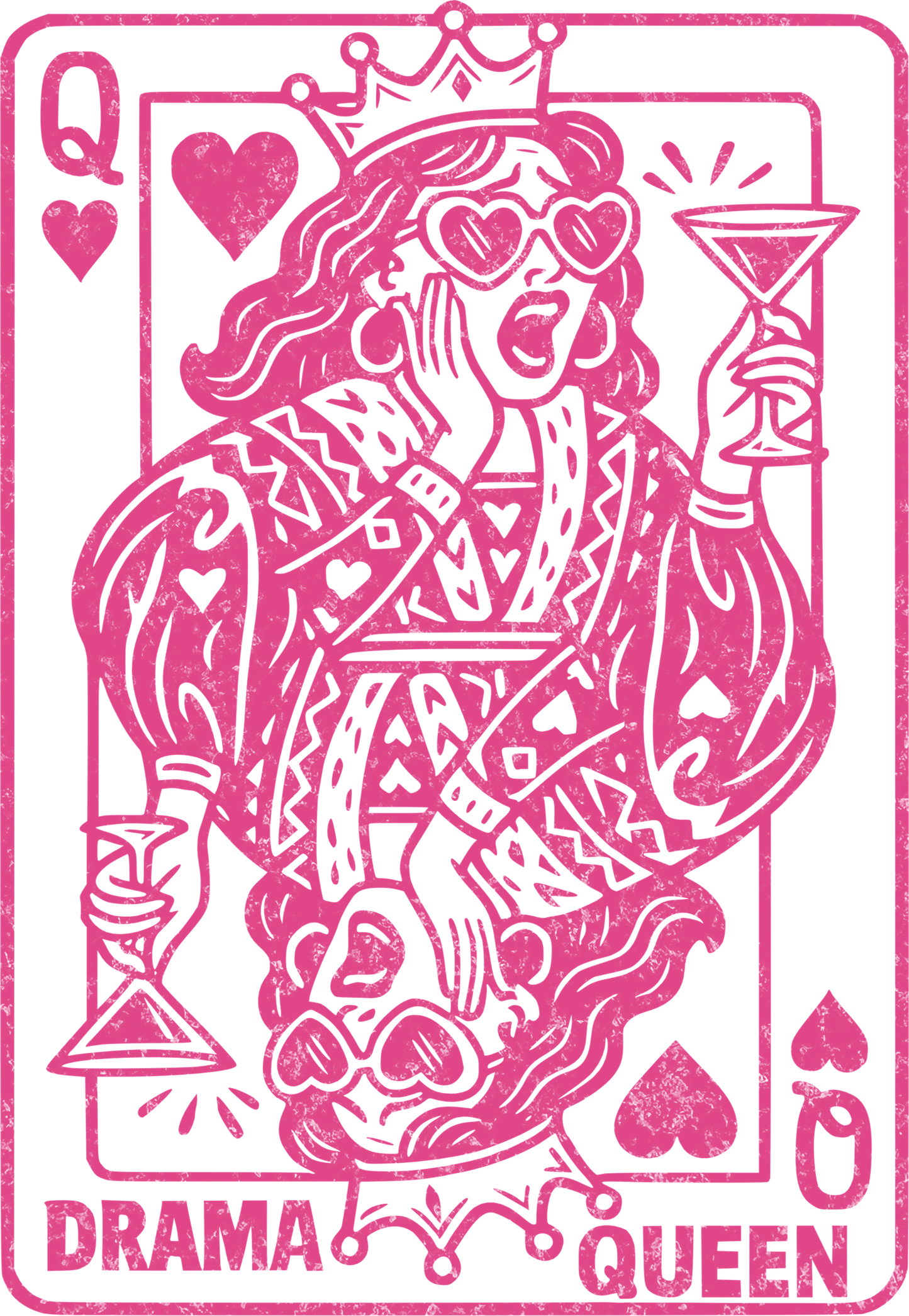 11" DTF Print Ready to Press Drama Queen