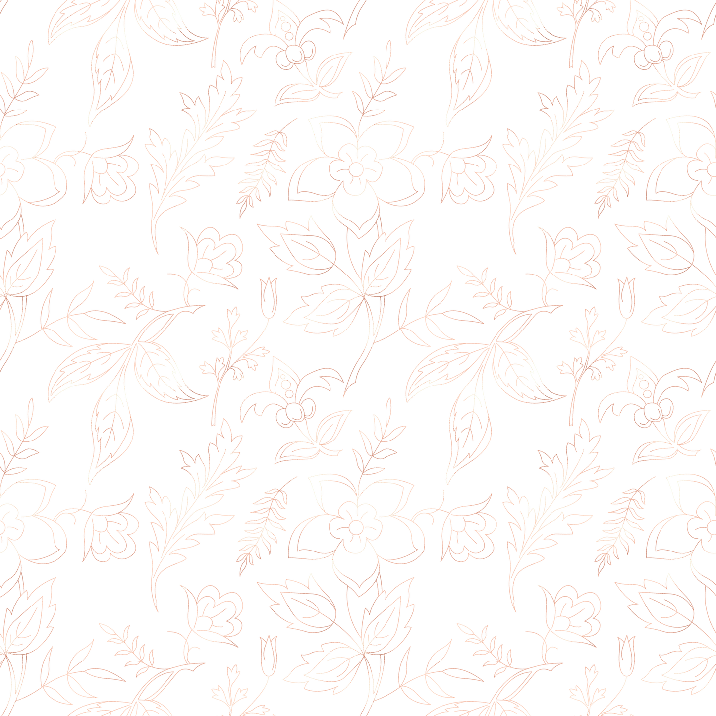 UVDTF 9.5 x 8.5 Element Sheet Flower Outlines 6034