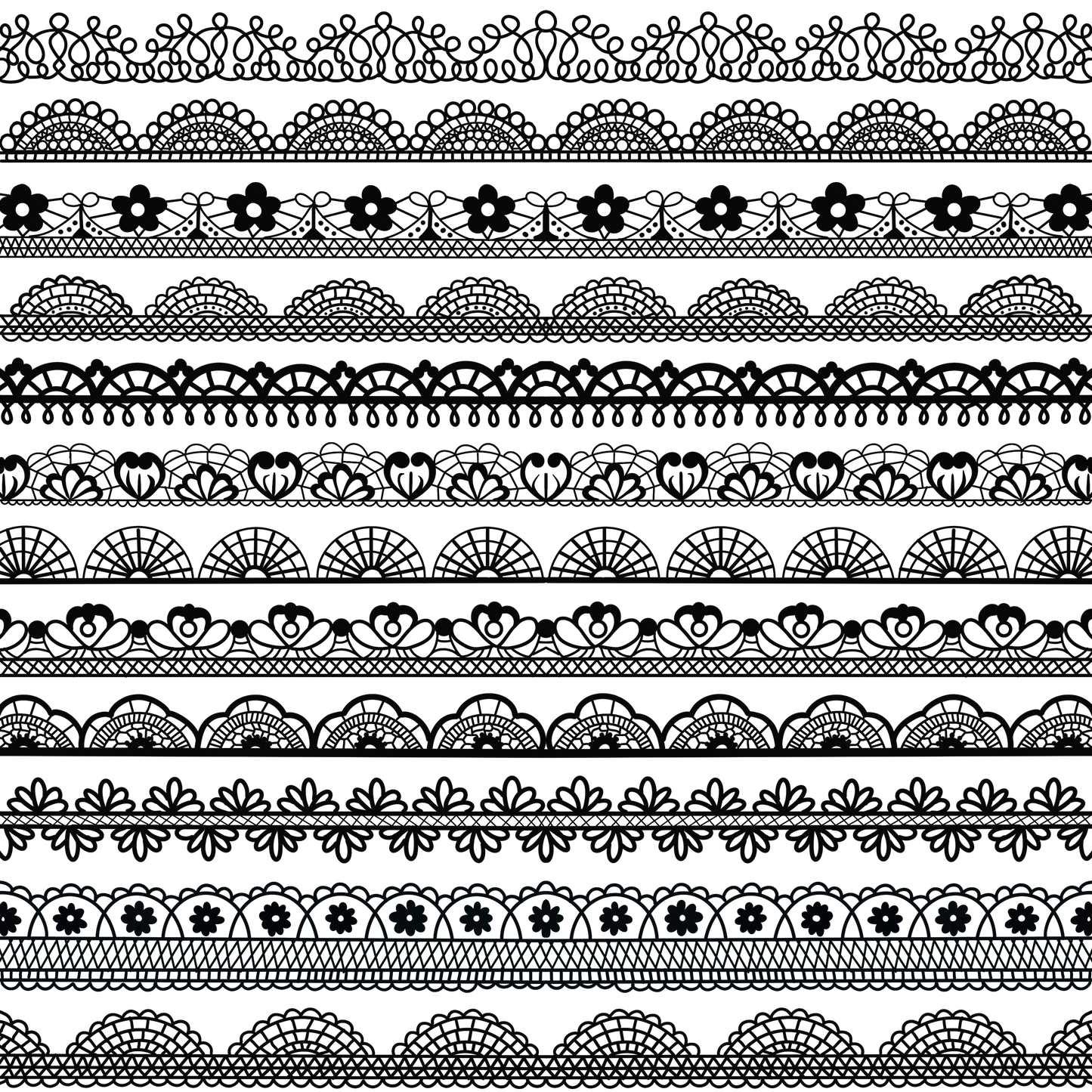 UVDTF 9.5 x 8.5 Element Sheet Lace Borders 6044