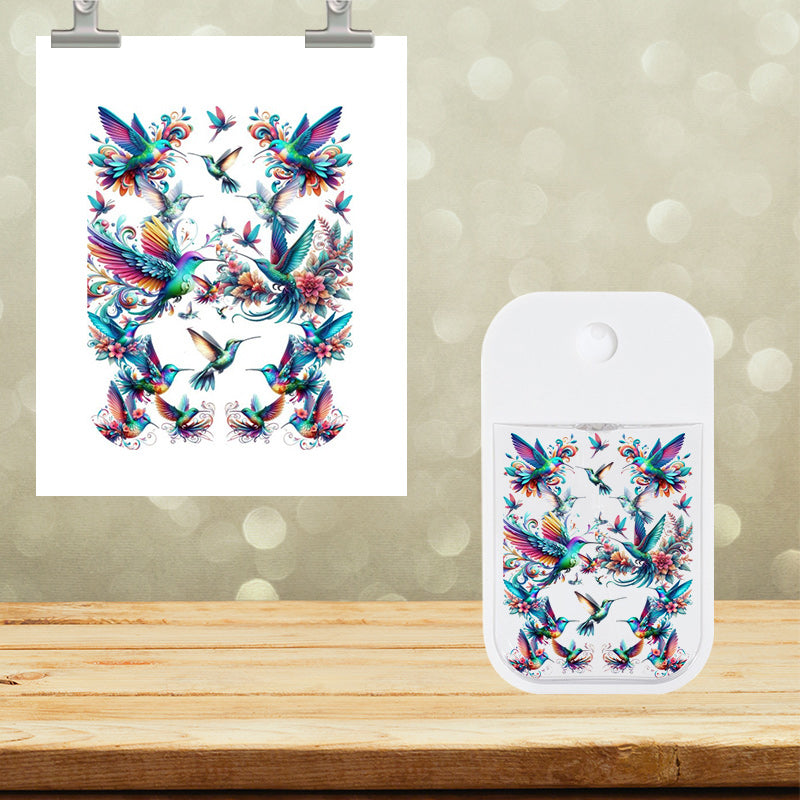 UVDTF 2x2.5 Spray Bottle Humming birds 10014