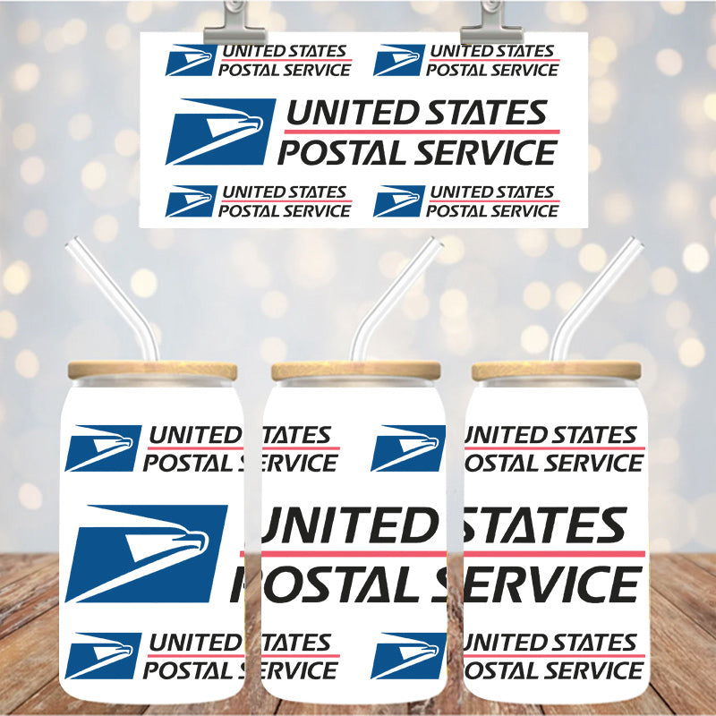 16 oz Uv Dtf Cup Wrap Post office 1126