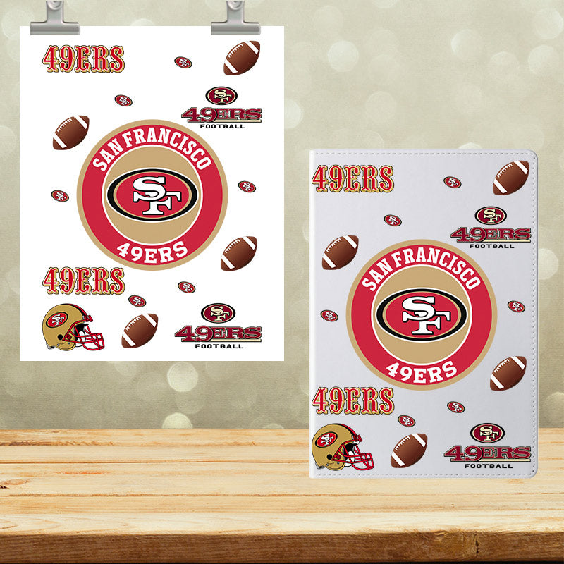 A5 Notebook UVDTF Wrap Football 7036