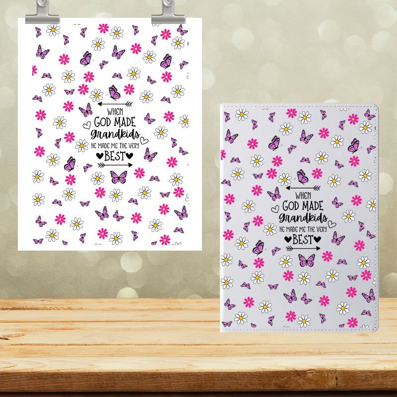 A5 Notebook UVDTF Wrap God Made Grandkids 7142