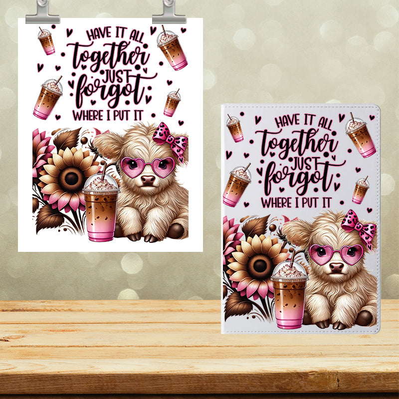 A5 Notebook UVDTF Wrap Have It All Together 7144