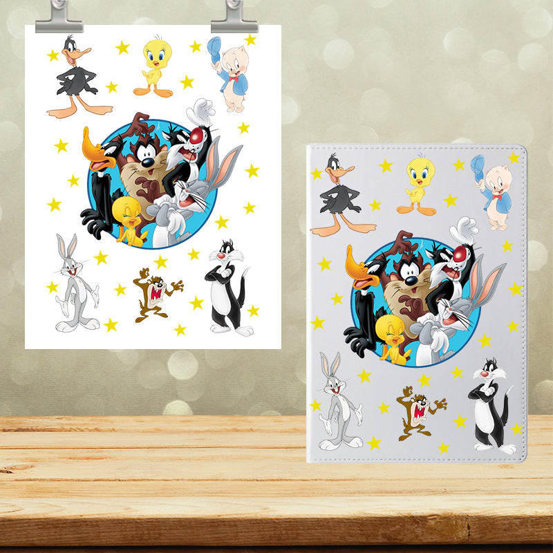 A5 Notebook UVDTF Wrap Looney Friends 7154