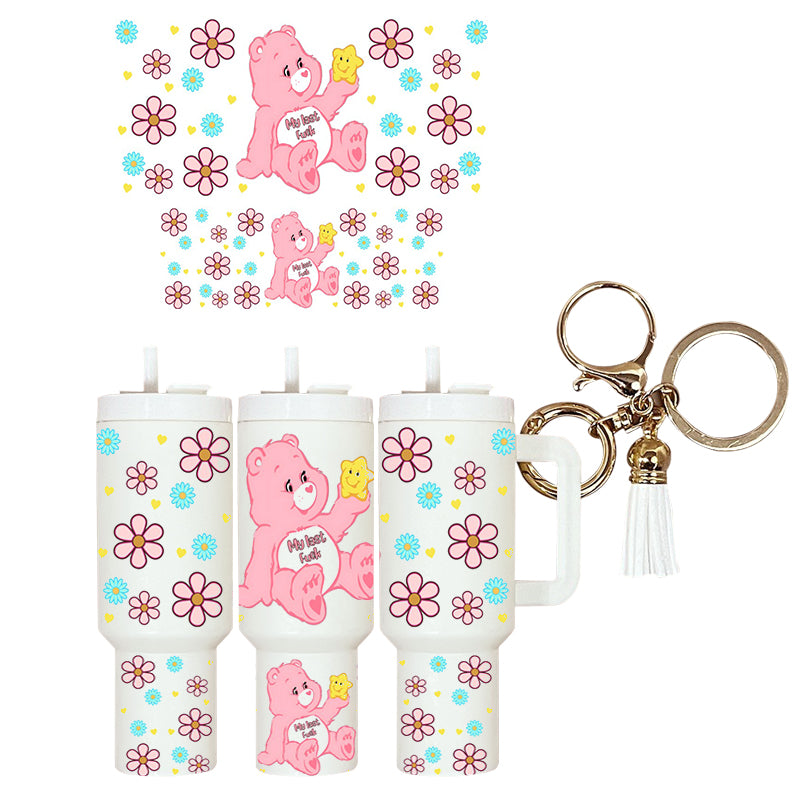 UVDTF Mini Tumbler Wrap Swear Bear 4022