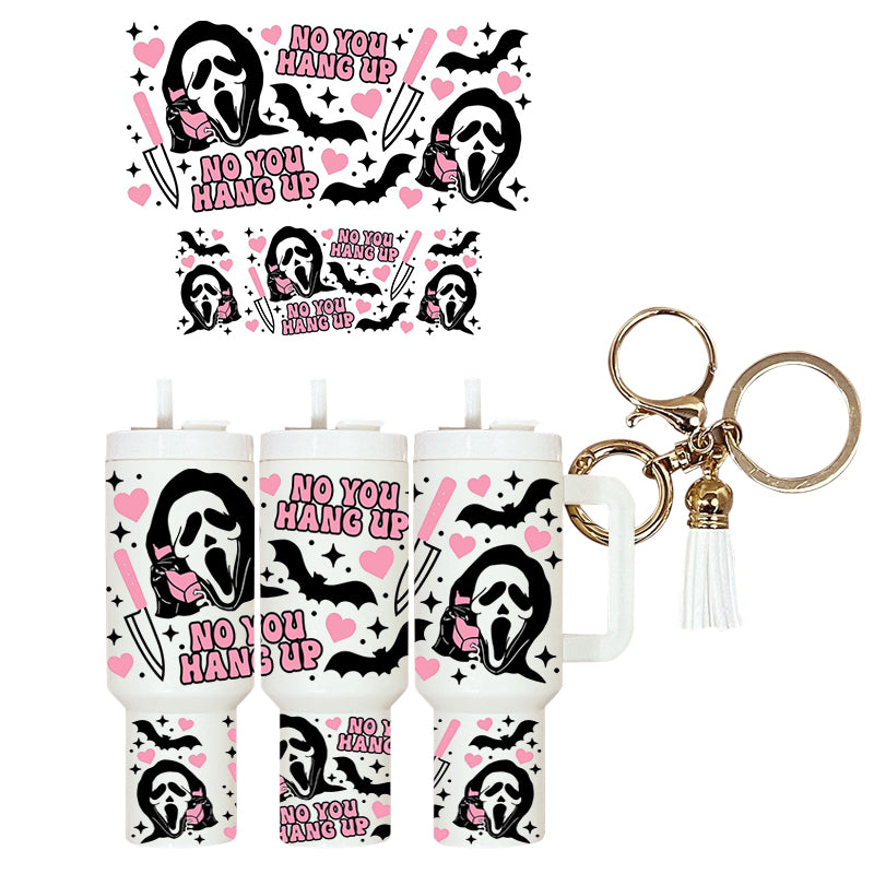 UVDTF Mini Tumbler Wrap No You Hang Up 4114