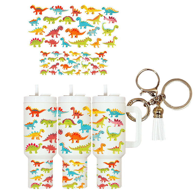 UVDTF Mini Tumbler Wrap Dinosaurs 4004