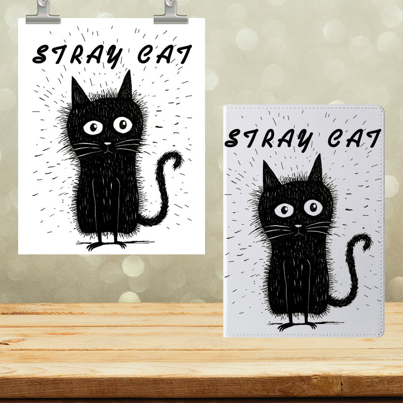 A5 Notebook UVDTF Wrap Stray Cat 7116