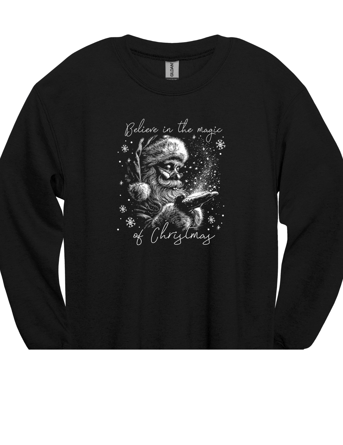 Believe in the Magic of Christmas Santa DTF Transfer & Apparel