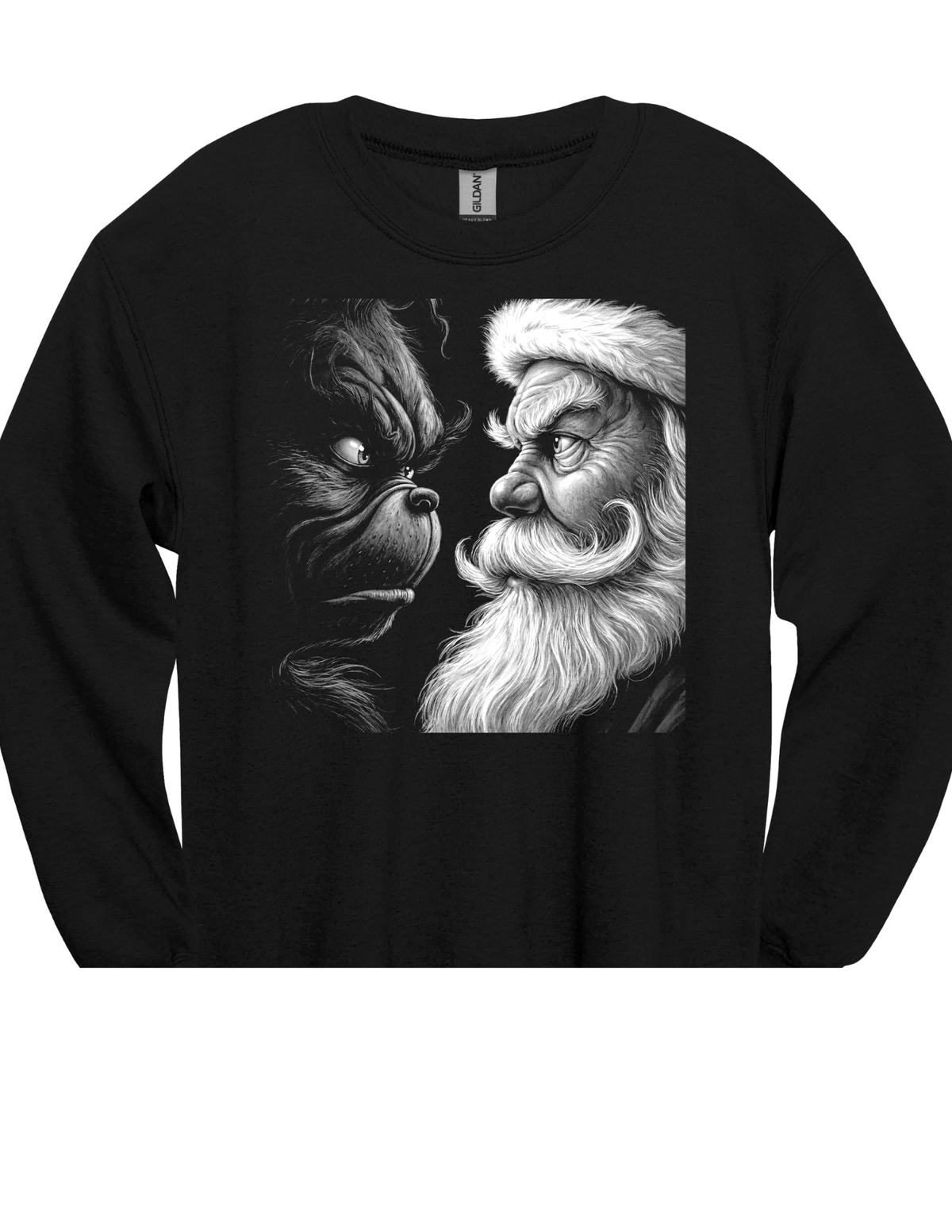 Santa vs. The Grump DTF Transfer & Apparel